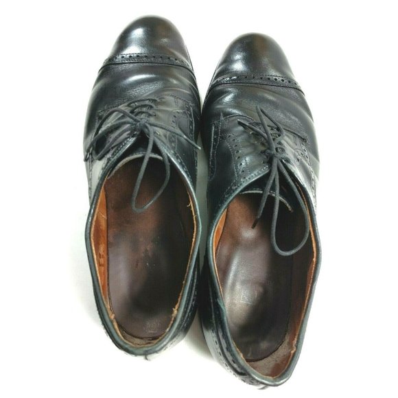 Allen Edmonds THE CITY Leather Cap Toe Lace Up 12